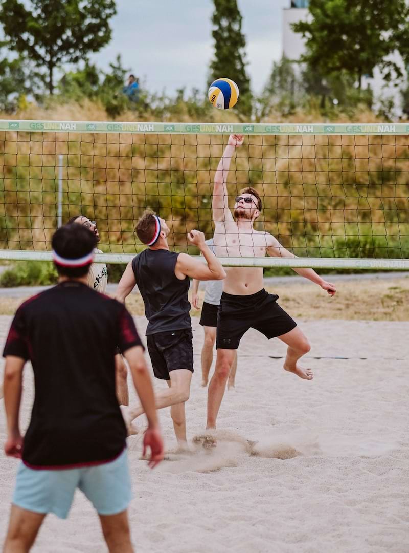 Foto von einem Volleyballturnier auf dem KI Festival Heilbronn